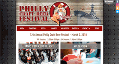 Desktop Screenshot of phillycraftbeerfest.com