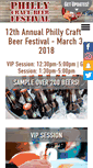 Mobile Screenshot of phillycraftbeerfest.com